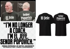 Gregg Popovich Sports 'El Jefe' Shirt