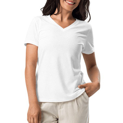 Ladies' V-Neck T-Shirt G500VL