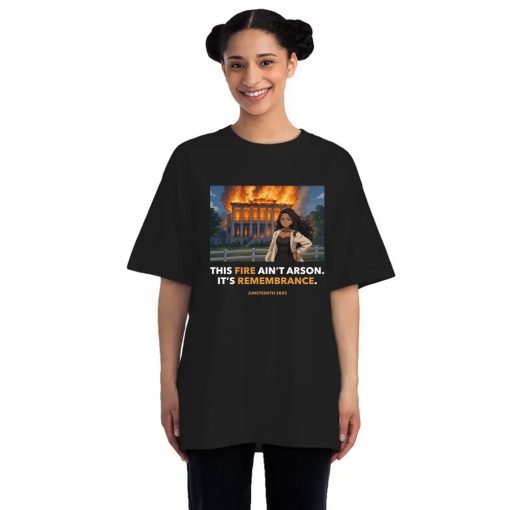 Nottoway Plantation This Fire Aint Arson Its Remembrance Juneteenth 2025 Shirt 4