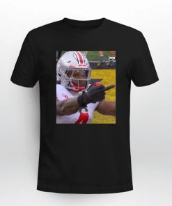 Jeremiah Smith Flips Off Michigan Fan Shirt